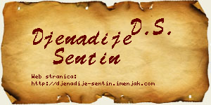 Đenadije Sentin vizit kartica